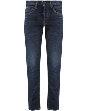 Tom Ford 5-Pocket Slim Fit Jeans - Blue