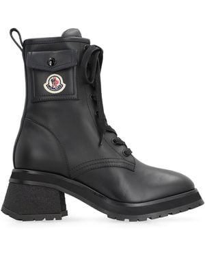 Moncler Solid Gigi Boots - Black