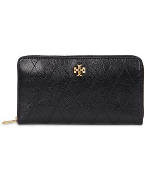 Tory Burch Leather Wallet - Black