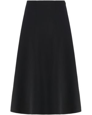 Jacquemus Triangle Flared Skirt - Black