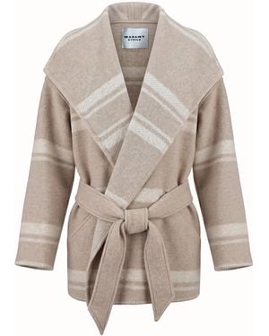 Isabel Marant Cape With Belt - Natural