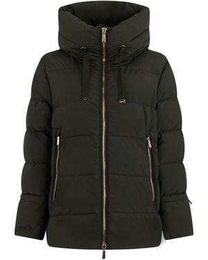 Moorer Giacca imbottita con cappuccio - Nero