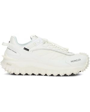 Moncler Trainers With High Sole - White