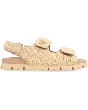 Prada Sandali in crochet - Neutro