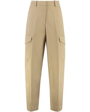 Givenchy Pantaloni in lana e cotone - Neutro