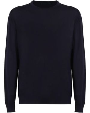 Kiton Wool Pullover - Blue