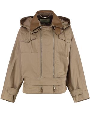 Fendi Cotton Blouson - Natural
