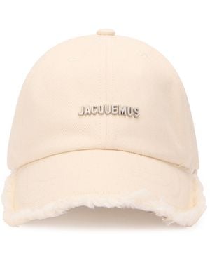 Jacquemus Baseball Cap The Artichoke Cap Made Of Cotton - Natural