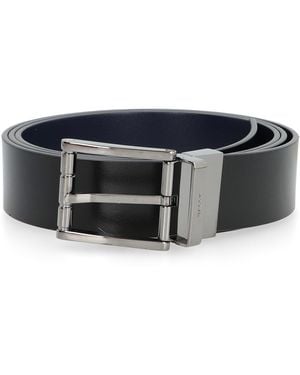 Bally Cintura reversibile in pelle - Grigio