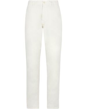 Aspesi Poplin Cotton Trousers - White