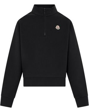 Moncler Felpa con logo - Nero