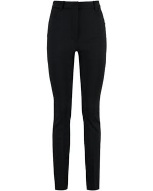 Sportmax Teti Virgin Wool Trousers - Black