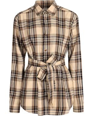Saint Laurent Shirts - Brown