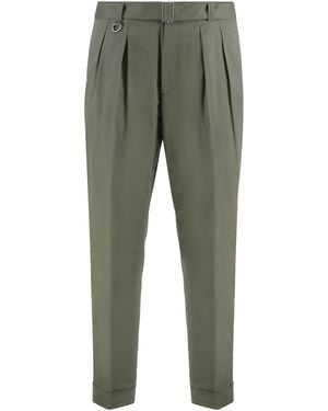 Paolo Pecora Slim Fit Chino Trousers - Green