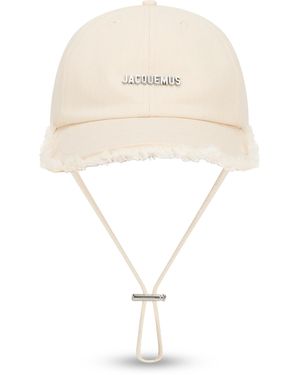 Jacquemus Berretto con laccio regolabile - Bianco