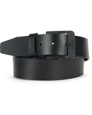BOSS Leather Belt - Black