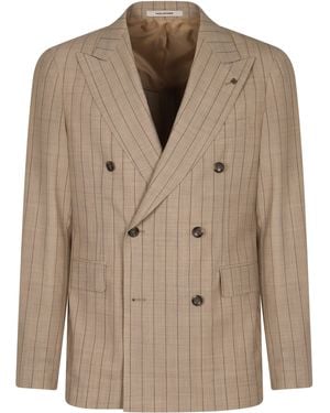 Tagliatore Virgin Wool Two-Piece Suit - Brown