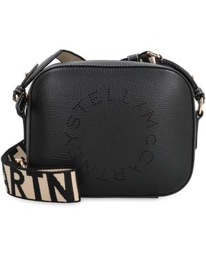 Stella McCartney Logo Leather Camera Bag Polyurethane Shoulder - Black