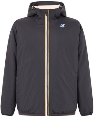 K-Way Rain Jacket With Hood - Blue