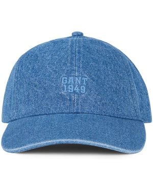 GANT Cappellino in denim di cotone - Blu