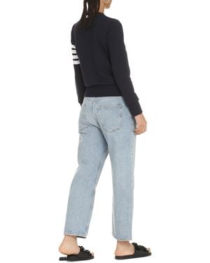 Thom Browne Classic Loopback 4 Bar Sweatshirt - Blue