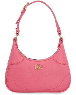 Gucci Aphrodite Leather Shoulder Bag - Pink