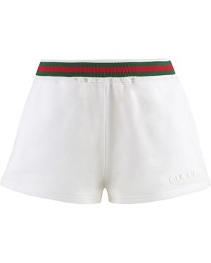 Gucci Shorts in cotone - Bianco