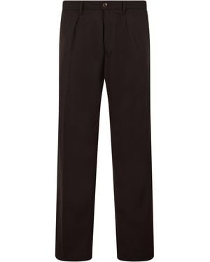 Slowear Pantaloni con pieghe - Nero