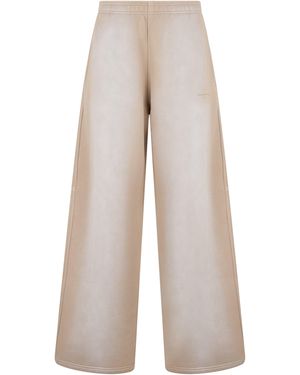 Alexander Wang Tracksuit Trousers With Distressed Effect - White