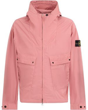 Stone Island Ligth Compact Touch Poly-Tc Windbreaker - Pink