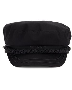 Fendi Mailman Hat - Black