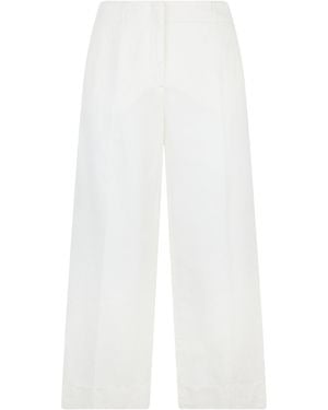 Slowear Loose Cotton Trousers - White