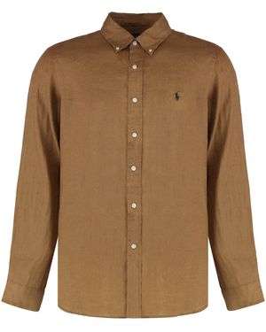 Polo Ralph Lauren Camicia in lino - Marrone