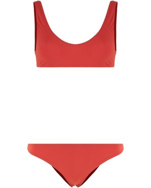 Lido Bikini Ottantauno con reggiseno a fascia - Rosso