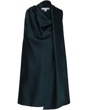Vince Satin Top With Scarf - Black