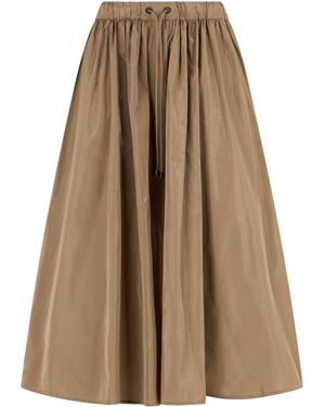 Max Mara Gonna Midi Wide - Brown