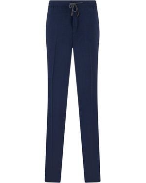Slowear Slim Fit Trousers - Blue