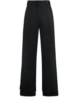 Palm Angels Cotton Cargo-Trousers - Black