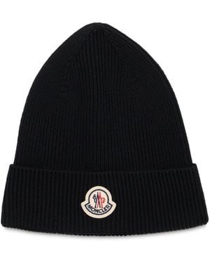 Moncler Knit Hat - Black