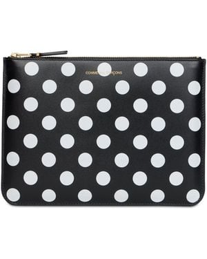 Comme des Garçons Polka Dot Wallet - Black