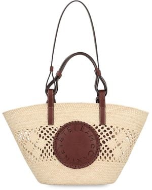 Stella McCartney Raffia Tote Bag - Pink