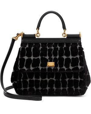 Dolce & Gabbana Bag My Sicily With Shoulder Strap - Black