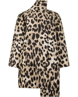 Givenchy Cappotto oversize leopardato - Multicolore