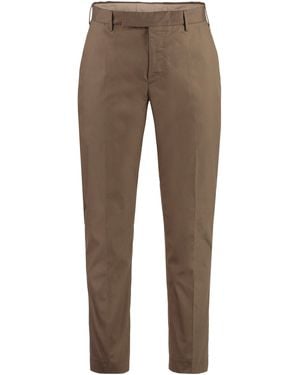 PT01 Stretch Cotton Chino Pants - Brown