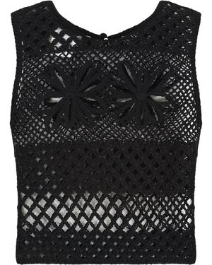 Pinko Gonzano Sleeveless Top - Black