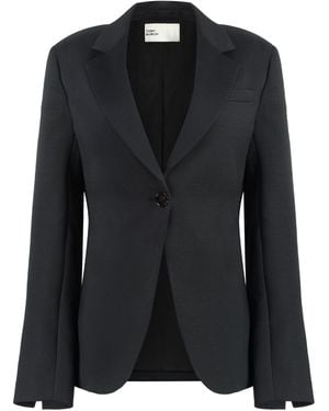 Tory Burch Crepe Blazer - Black