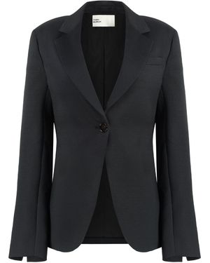Tory Burch Crepe Blazer - Black