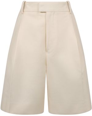 Jil Sander Cotton Bermuda Shorts - White