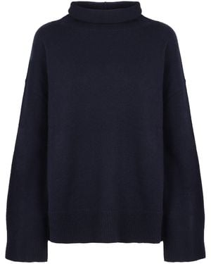 Aspesi Cashmere Turtleneck Pullover - Blue