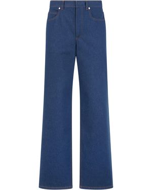 Fendi Flared Jeans - Blue